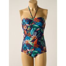 LAGON BLEU - Maillot de bain 1 pièce bleu en polyamide - Femme - Taille 38 - Modz