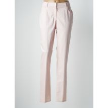 PAUPORTÉ - Pantalon slim rose en coton - Femme - Taille 46 - Modz