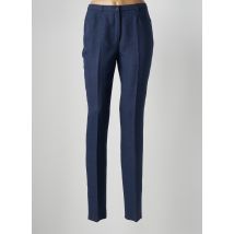 PAUPORTÉ - Pantalon slim bleu en polyester - Femme - Taille 38 - Modz