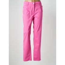 PAUPORTÉ - Pantalon slim rose en coton - Femme - Taille 52 - Modz