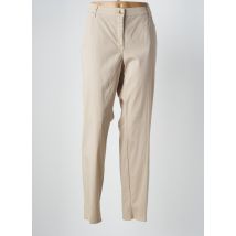 WEINBERG - Pantalon slim beige en coton - Femme - Taille 50 - Modz