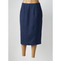 PAUPORTÉ - Jupe mi-longue bleu en polyester - Femme - Taille 40 - Modz