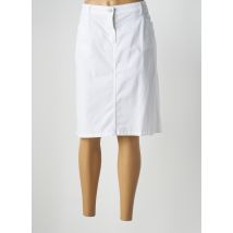 TERRE DE FÉES - Jupe mi-longue blanc en coton - Femme - Taille 46 - Modz