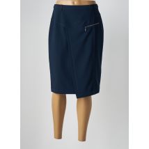 PAUPORTÉ - Jupe mi-longue bleu en polyester - Femme - Taille 48 - Modz