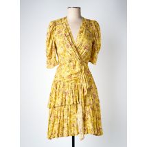 SUNCOO - Robe mi-longue jaune en viscose - Femme - Taille 34 - Modz