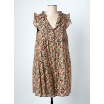 I.CODE (By IKKS) - Robe courte orange en coton - Femme - Taille 38 - Modz
