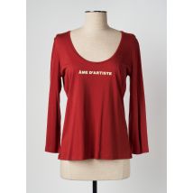 ONE STEP - T-shirt orange en modal - Femme - Taille 38 - Modz