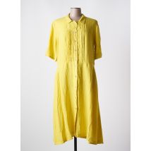MAT DE MISAINE - Robe longue jaune en lin - Femme - Taille 44 - Modz
