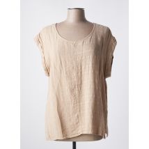 LA FEE MARABOUTEE - Blouse beige en viscose - Femme - Taille 44 - Modz