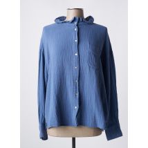 MAT DE MISAINE - Chemisier bleu en coton - Femme - Taille 42 - Modz