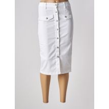 LIU JO - Jupe mi-longue blanc en coton - Femme - Taille W27 - Modz