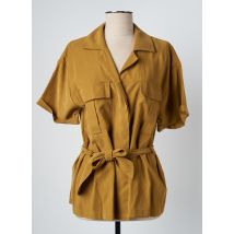LAUREN VIDAL - Veste casual marron en viscose - Femme - Taille 42 - Modz
