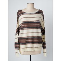 LAUREN VIDAL - Pull marron en acrylique - Femme - Taille 40 - Modz