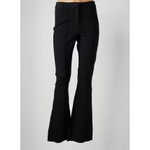 VAN-DOS - Pantalon flare noir en polyester - Femme - Taille 42 - Modz