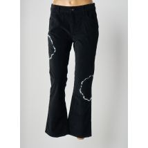 LAUREN VIDAL - Pantalon droit noir en coton - Femme - Taille 44 - Modz