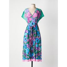 WEEKEND MAXMARA - Robe mi-longue bleu en soie - Femme - Taille 44 - Modz