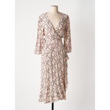 IDANO - Robe mi-longue rose en viscose - Femme - Taille 36 - Modz