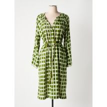 STELLA FOREST - Robe mi-longue vert en coton - Femme - Taille 36 - Modz