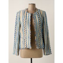 GERARD DAREL - Veste chic bleu en coton - Femme - Taille 40 - Modz