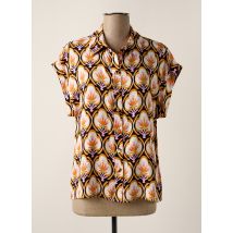 IDANO - Chemisier noir en viscose - Femme - Taille 34 - Modz