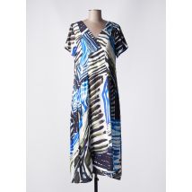 KOKOMARINA - Robe mi-longue bleu en viscose - Femme - Taille 44 - Modz