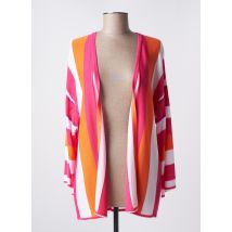 LEO & UGO - Gilet manches longues rose en viscose - Femme - Taille 44 - Modz