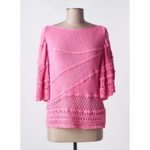 ALDOMARTINS - Pull rose en coton - Femme - Taille 40 - Modz