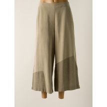 OZAI N KU - Pantalon 7/8 beige en viscose - Femme - Taille 40 - Modz
