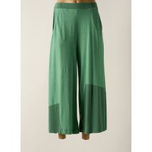 OZAI N KU - Pantalon 7/8 vert en lin - Femme - Taille 36 - Modz