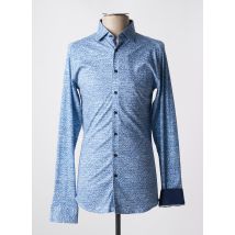 DESOTO - Chemise manches longues bleu en coton - Homme - Taille XS - Modz