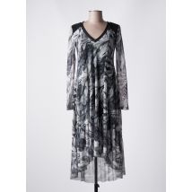 MC PLANET - Robe mi-longue noir en polyester - Femme - Taille 36 - Modz