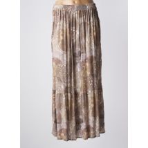 AGATHE & LOUISE - Jupe longue beige en viscose - Femme - Taille 40 - Modz