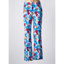 POM AMSTERDAM - Pantalon flare bleu en viscose - Femme - Taille 36 - Modz