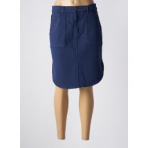 ACQUAVERDE - Jupe mi-longue bleu en coton - Femme - Taille 38 - Modz
