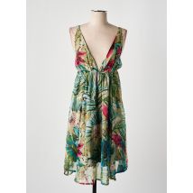 SCHOOL RAG - Robe mi-longue vert en polyester - Femme - Taille 36 - Modz