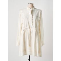 SCOTCH & SODA - Robe mi-longue beige en coton - Femme - Taille 40 - Modz