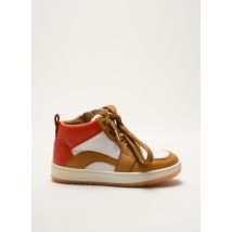ACEBOS - Baskets marron en cuir - Garçon - Taille 21 - Modz