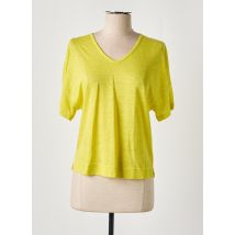 LUISA CERANO - Top jaune en lin - Femme - Taille 36 - Modz