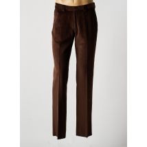 BRUNO SAINT HILAIRE - Pantalon chino marron en coton - Homme - Taille 50 - Modz