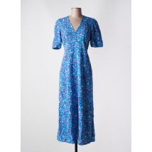 ANGE - Robe longue bleu en viscose - Femme - Taille 40 - Modz