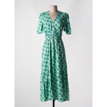 ANGE - Robe longue vert en viscose - Femme - Taille 36 - Modz