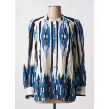 STELLA FOREST - Chemisier bleu en coton - Femme - Taille 38 - Modz