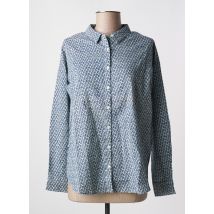 BELLA JONES - Chemisier bleu en coton - Femme - Taille 36 - Modz