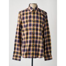 JUPITER - Chemise manches longues jaune en coton - Homme - Taille XXL - Modz