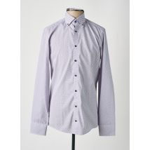 VENTI - Chemise manches longues blanc en coton - Homme - Taille S - Modz