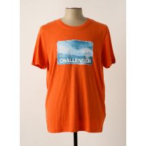 CAMEL ACTIVE - T-shirt orange en coton - Homme - Taille L - Modz