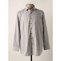 VENTI - Chemise manches longues gris en coton - Homme - Taille 3XL - Modz