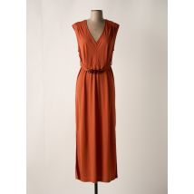 TIFFOSI - Robe longue marron en viscose - Femme - Taille 36 - Modz