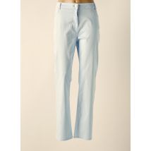 JULIE GUERLANDE - Pantalon slim bleu en coton - Femme - Taille 52 - Modz