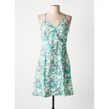 COTON DU MONDE - Robe mi-longue bleu en viscose - Femme - Taille 38 - Modz